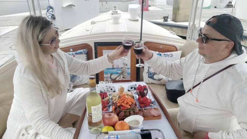 Los Angeles #1: Luxury Boat Cruise-Wine, Cheese & Sea Lions - Setting Sail in Marina Del Rey on a Luxury Duffy Boat