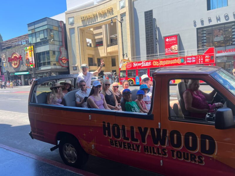 Los Angeles: Hollywood and Beverly Hills Open-Top Bus Tour - Exploring Rodeo Drive, Melrose Avenue, and Sunset Strip