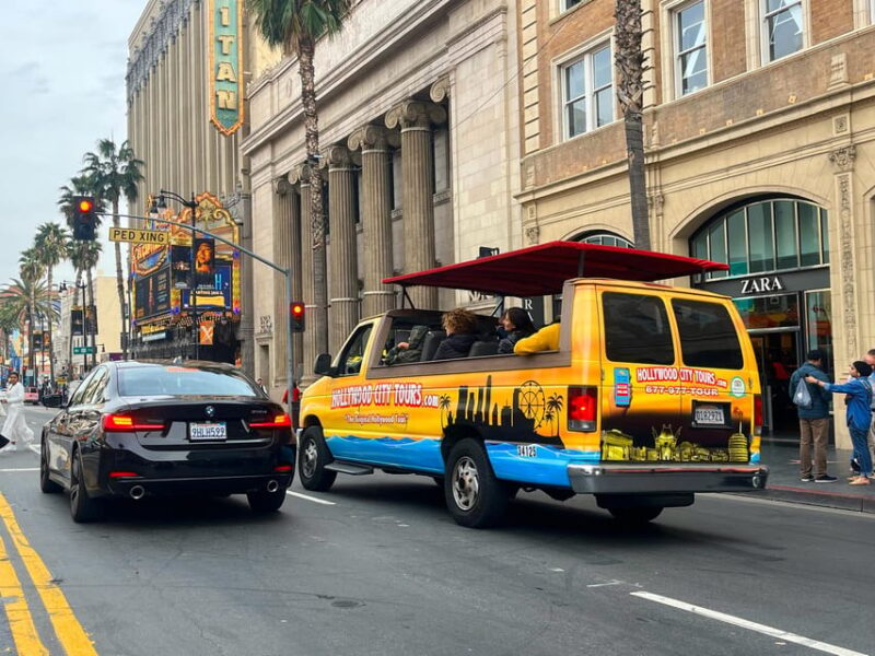 Los Angeles: Hollywood & Celebrity Homes Open-Air Bus Tour - The Hollywood Sign and Downtown LA Views