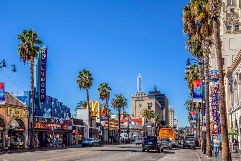 Los Angeles: Hollywood & Celebrity Homes Open-Air Bus Tour - Glimpse of Sunset Boulevard’s Nightlife and Historic Venues
