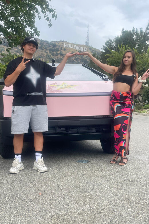 Los Angeles: Hollywood Sign Tesla Cyber Truck Tour - Key Points