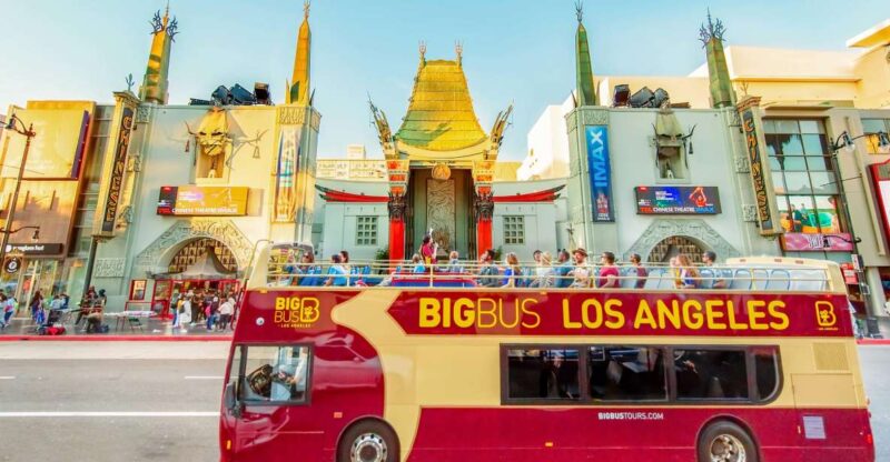 Los Angeles: Hop-on Hop-off Sightseeing Tour by Open-top Bus - The Red Route: Hollywoods Heart and the Movie Magic