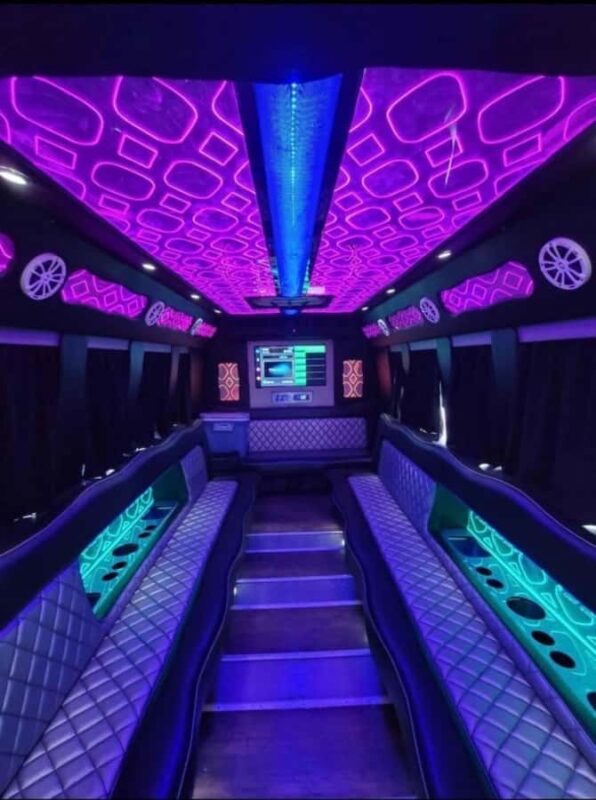 Los Angeles: Party Bus Rental with Chauffeur - The Party-Ready Features on Every Bus