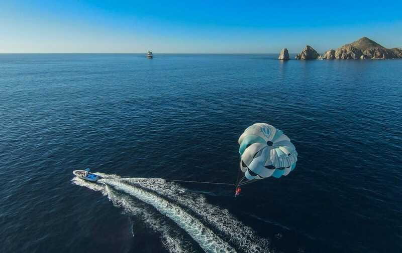 Los Cabos: Parasailing, a new perspective from the skies. - The Return Water Transfer and Final Views