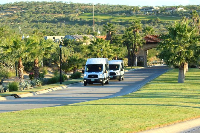Los Cabos Private Mini Bus One-way Transportation Only Arrival - Zones Covered in Los Cabos