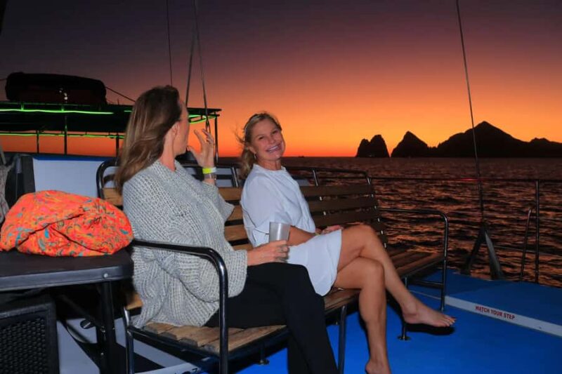 Los Cabos Sunset Catamaran with Open Bar & Live Music - Savor Snacks and Small Bites on Deck