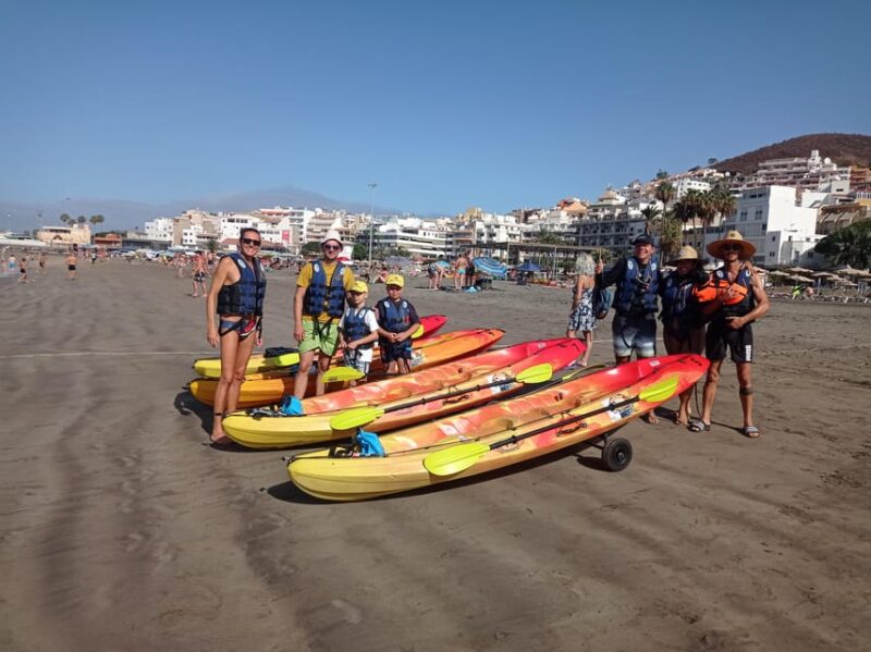 Los Cristianos: Kayak & Snorkel Tour with turtles and photos included - Key Points