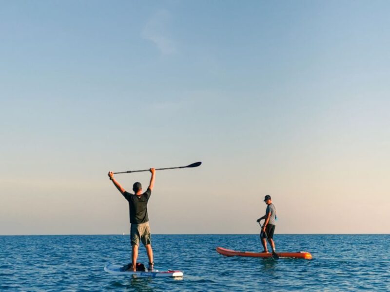 Los Cristianos: Stand Up Paddle Board Lesson - Learning to Stand Up and Paddle with Expert Guidance