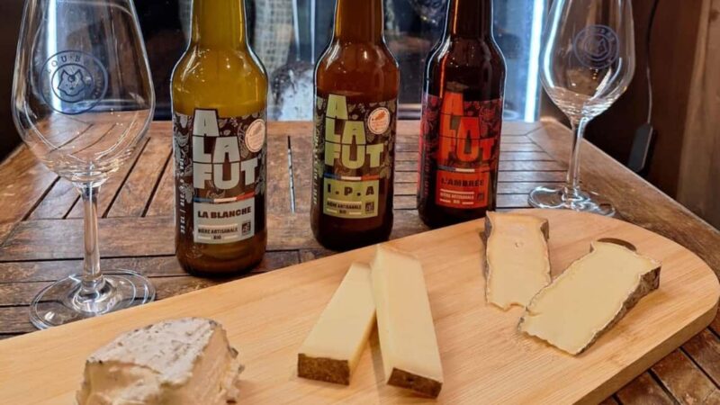 Lou Bar: Tasting of 3 local beers & 3 French cheeses - Discover the Authentic Flavors of the French Riviera at Lou Bar