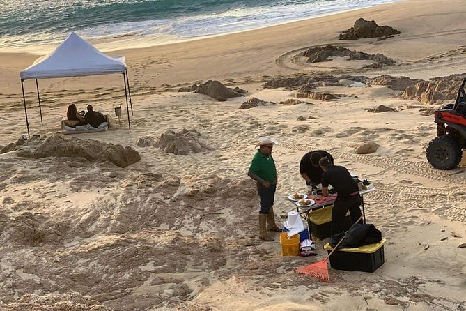 Love is in the air! Private horseback ride on the beach and sunset dinner! - Sunset Beach Dining: Mexican Fajitas and Refreshing Drinks