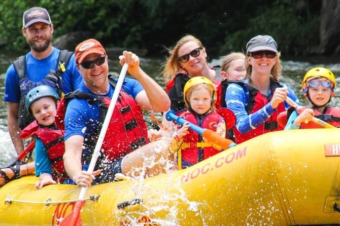 Lower Pigeon River Whitewater Rafting above Ages 3 - Key Points