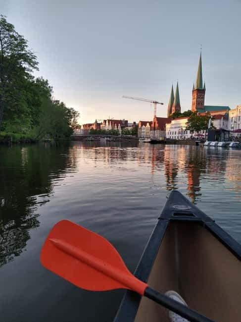 Lübeck's old town by canoe: explore and circumnavigate on your own - Paddling Along Lübeck’s Historic Landmarks