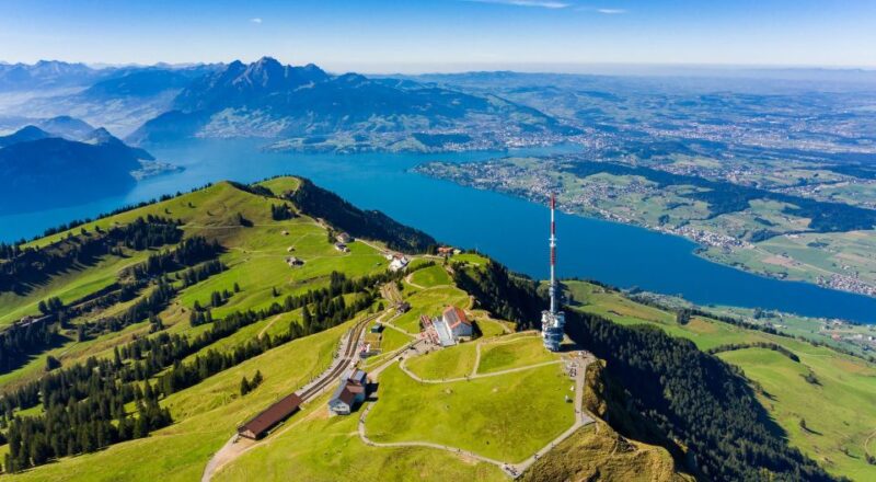 Lucerne: Boat Trip, Mount Rigi Train, & Mineral Baths Ticket - Ascending Mount Rigi via the Vitznau-Rigi Kulm Railway