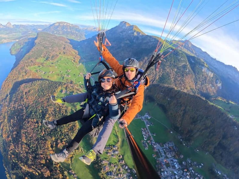Lucerne: Paragliding Tandem Flights - What to Wear and Prepare for Your Flight