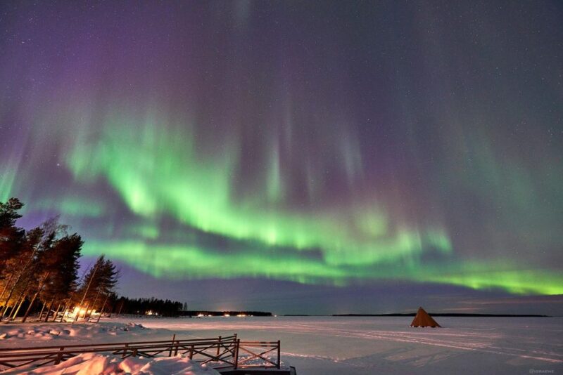 Luleå : Northern lights snowmobile tour - The Experience of Snowmobiling in Swedish Lapland