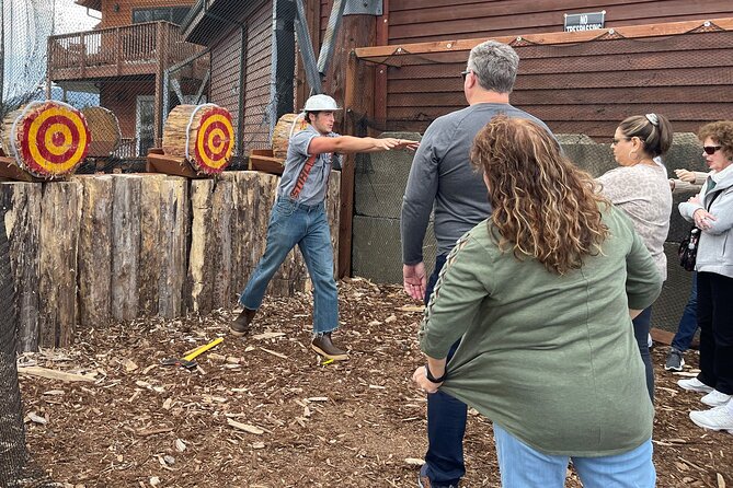 Lumberjack Show and Axe Throw Challenge - Key Points