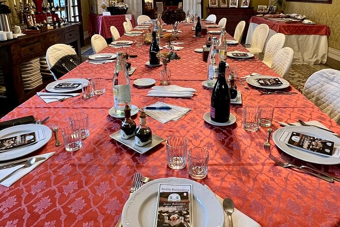 Lunch and Tasting of Traditional Balsamic Vinegar of Modena - The Role of Family in the Vinegar Production