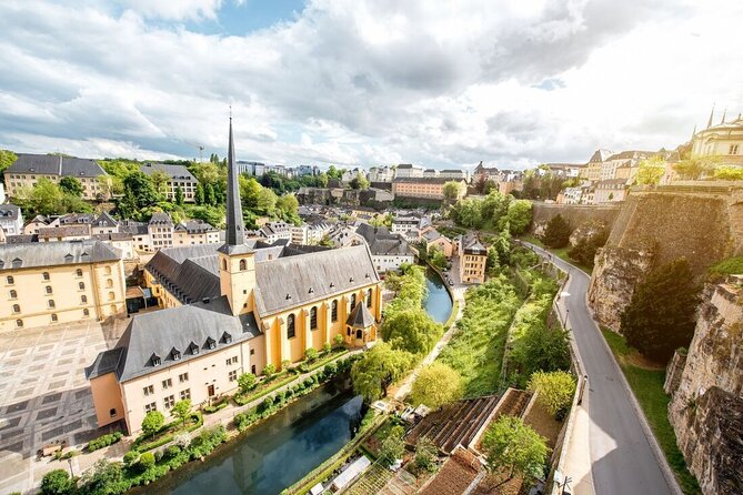 Luxembourg city walking and wine tasting tour - The Unique Charm of Place de la Constitution and Petrusse Valley