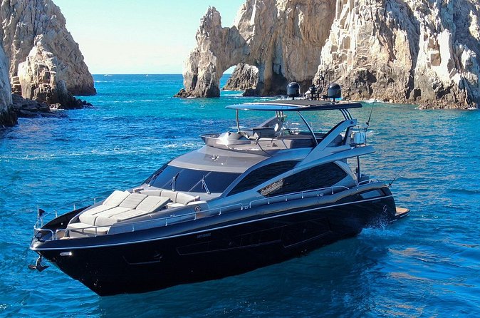 Luxury Black Yacht in Cabo - Food, Drink, and Onboard Cuisine