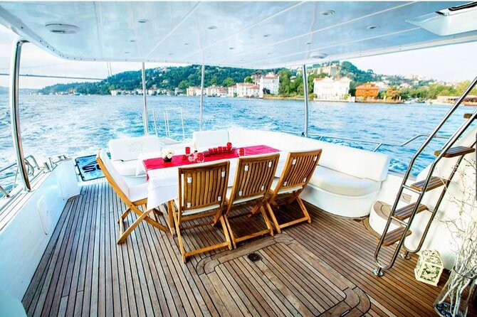 Luxury Boat Tour in Bosphorus with Hotel Transfers - Onboard Experience: Champagne and Modern Yacht Comfort