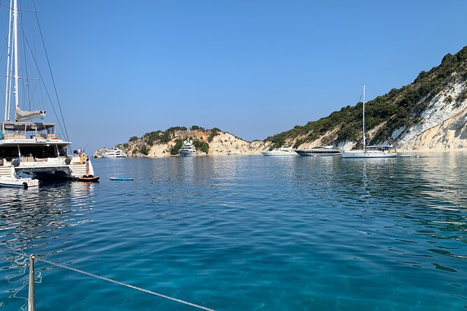 Luxury Day Cruises to Ithaca - swimming, snorkeling food and more ! - Relaxing at Talaros Beach (Pera Pigadia Bay)