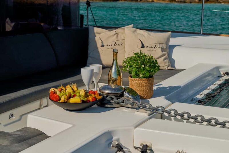 Luxury Dia Catamaran Cruise: Chef Dinner, Drinks & Sunset - Exploring Dia Island’s Unspoiled Beauty