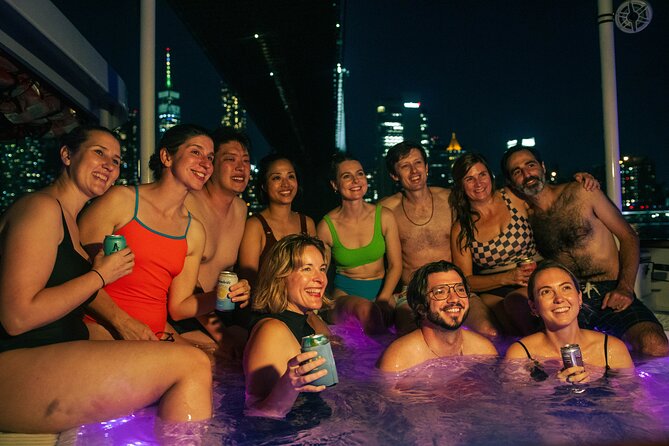 Luxury Hot Tub Boat Around NYC and Statue Private Tub up to 10 - Key Points