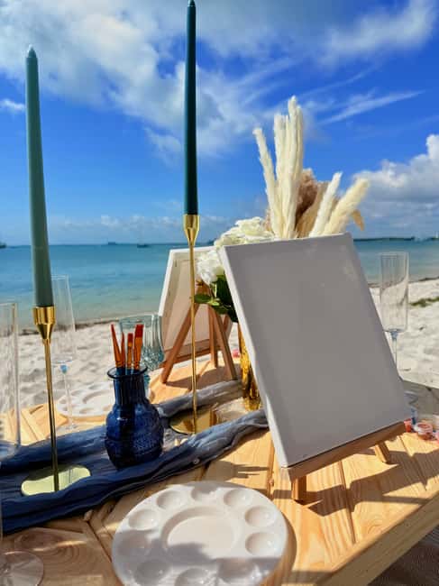 Luxury Outdoor Sip & Paint Experience- Near Miami - Tasting and Refreshments: Two Complimentary Drinks Included