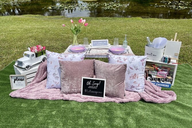 Luxury Picnic Experience at Pedrick Pond Park - Customer Service and Personalized Touches from Samantha