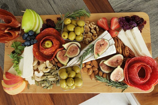 Luxury picnic on the beach - Wine and Charcuterie: A Homemade Touch