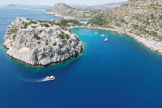 Luxury Private Cruise to Anthony Quinn Bay, Ladiko & Kallithea - Visiting Kallithea Springs for Refreshment