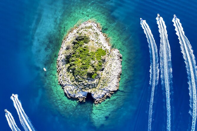 Luxury Private Speedboat Tour to Rovinj Archipelago and Lim Fjord - Water Activities: Snorkeling, Cliff Jumping, and Tubing