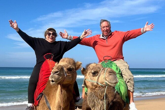 Luxury Private Tour of Tangier from Gibraltar All Inclusive - Relaxing at Achakkar Beach with Camel Rides