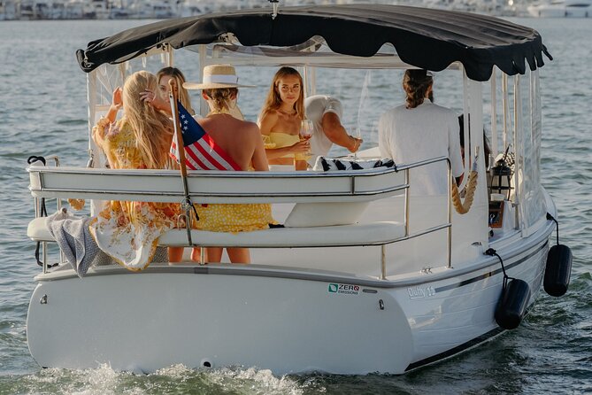 Luxury Shared Miami River E-Boat Cruise with Wine and Charcuterie - The Luxurious Touch: Wine and Charcuterie on the Water