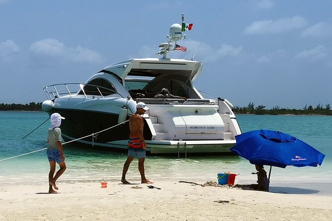 Luxury Sunseeker 50 - 6 hs Cancun - Isla Mujeres (MagicSea-SS) - Discover the Luxury Sunseeker 50 Yacht Tour in Cancun
