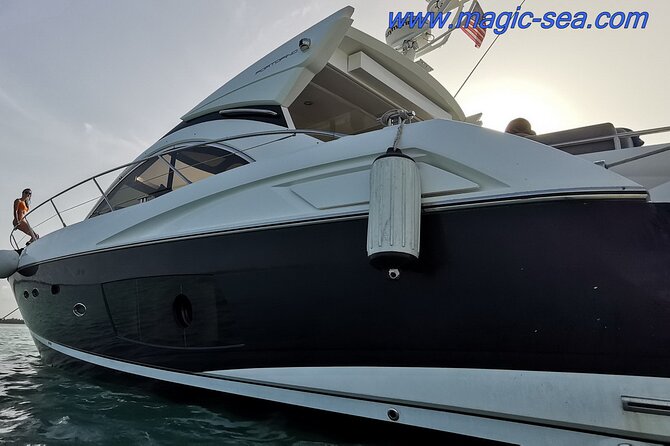 Luxury Sunseeker 50 - 6 hs Cancun - Isla Mujeres (MagicSea-SS) - Key Points