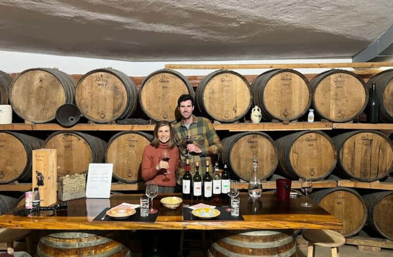 Luxury Winery Tour with Wine and Food Tasting in Sorrento - Tasting Four Curated Wines in the Historic Cellar