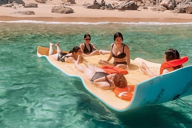 Luxury Yacht Experience in Los Cabos 45 FT - Activities Included: Snorkeling, Paddleboarding, and Water Lounging