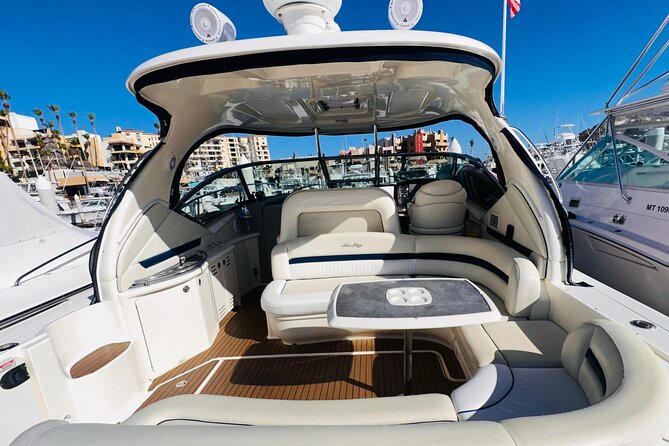 Luxury Yacht Tour in Los Cabos 45FT SeaRay Sundancer - Exploring the Water: Snorkeling, Paddleboarding, and Floating Mats