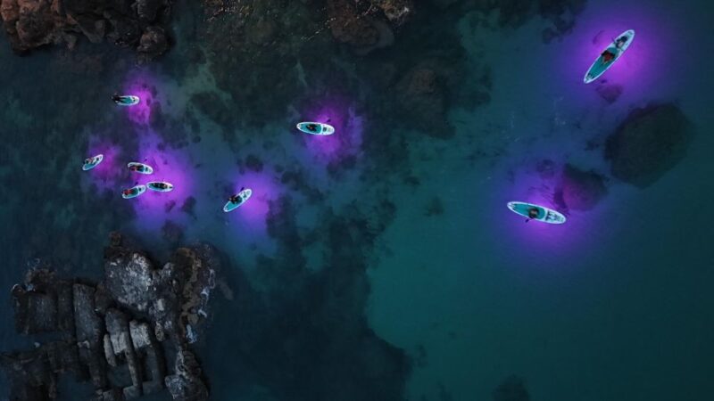 LUZ Sunset in SUP with Aperitif and light show - The Tour Begins at a Flexible Meeting Point Near Monopoli