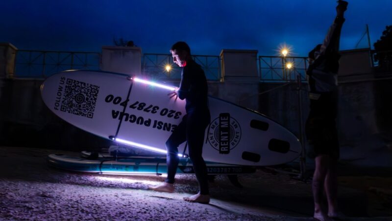 LUZ Sunset in SUP with Aperitif and light show - Enjoy a Local Aperitif on the Water