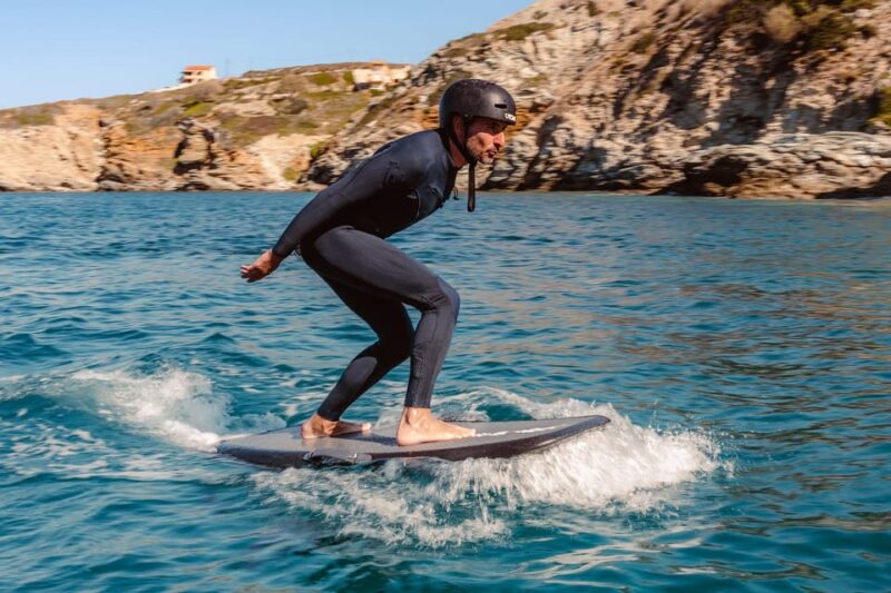 Lygaria Beach: Electric Surf board Efoil or Jetsurf - Location and Meeting Point at Eurodiving in Ligaria