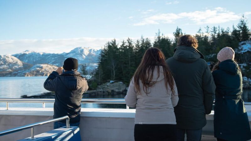 Lysefjorden cruise & Preikestolen guided hike - winter - Key Points