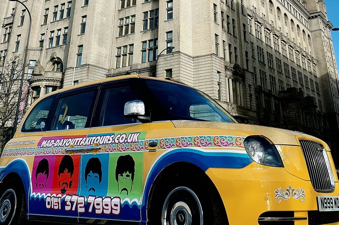 Mad Day Out Beatles Taxi Tours in Liverpool, England - Ringo Starr Mural and George Harrison Home