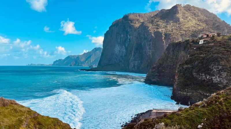 Madeira East Coast Paradise With Santana Cable Car - Viewing the Old Port at Miradouro das Cabanas