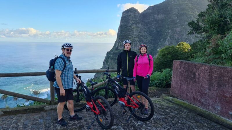 Madeira: Guided E-bike Tour of the North Coast - Crossing the Small Tunnel to Arco de São Jorge