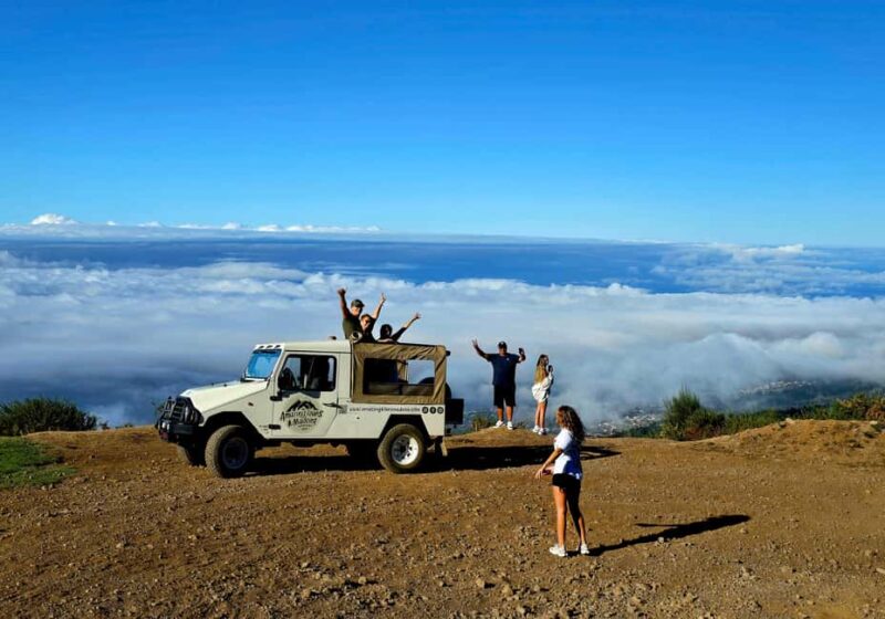 Madeira West Jeep Tour  Fanal, Seixal, Natural Pools & Small Groups - Walking the Edge at Cabo Girao Skywalk