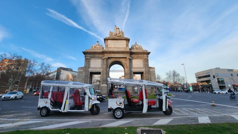 Madrid by Eco Tuk: Private tour, choose your duration! - Exploring Madrid’s Iconic Landmarks in a Private Tuk Tuk