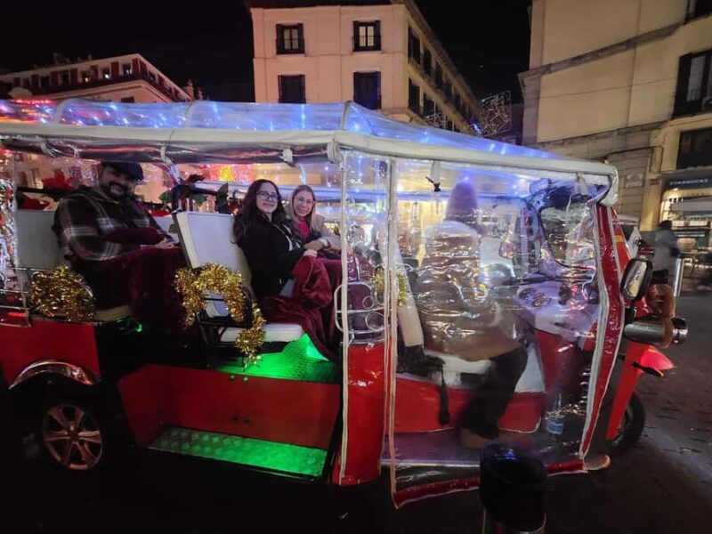 Madrid: Christmas Lights Tour in a Tuk Tuk - Starting Point at the Puerta de Alcalá