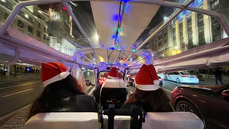 Madrid: "Christmas Tuk Tuk. Luxury Lights and Joy Ride" - The Route and Key Stops in Detail